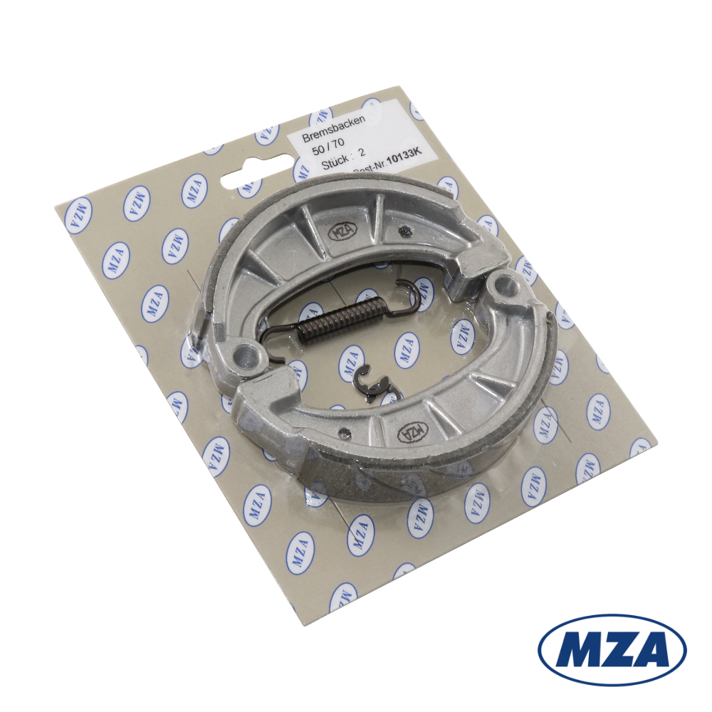 Brake shoes ø124 m, SPORT (MZA), set - Simson