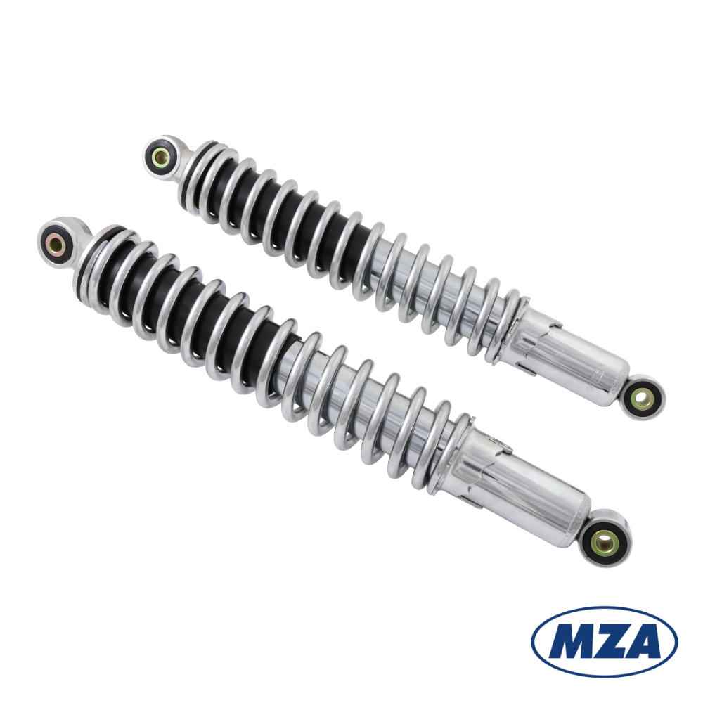 Shock absorbers, rear (set 2pcs) CHROME (MZA) - Simson S51, S70