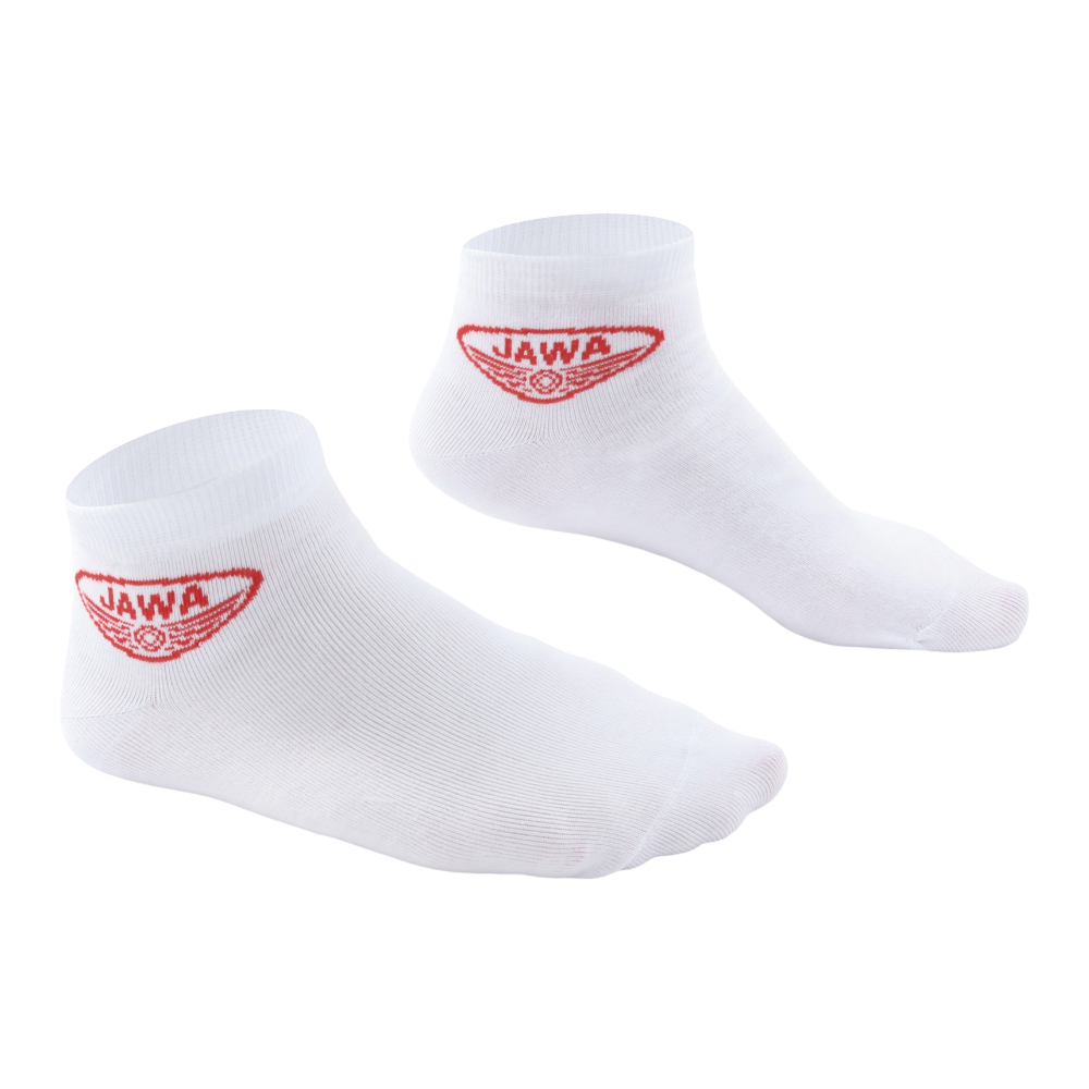 Ankle socks (36-41), WHITE - Logo of JAWA