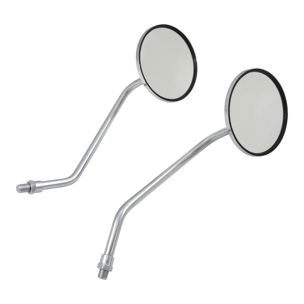 Mirrors, set L+R , CHROME (JAWA) - JAWA 350 OHC