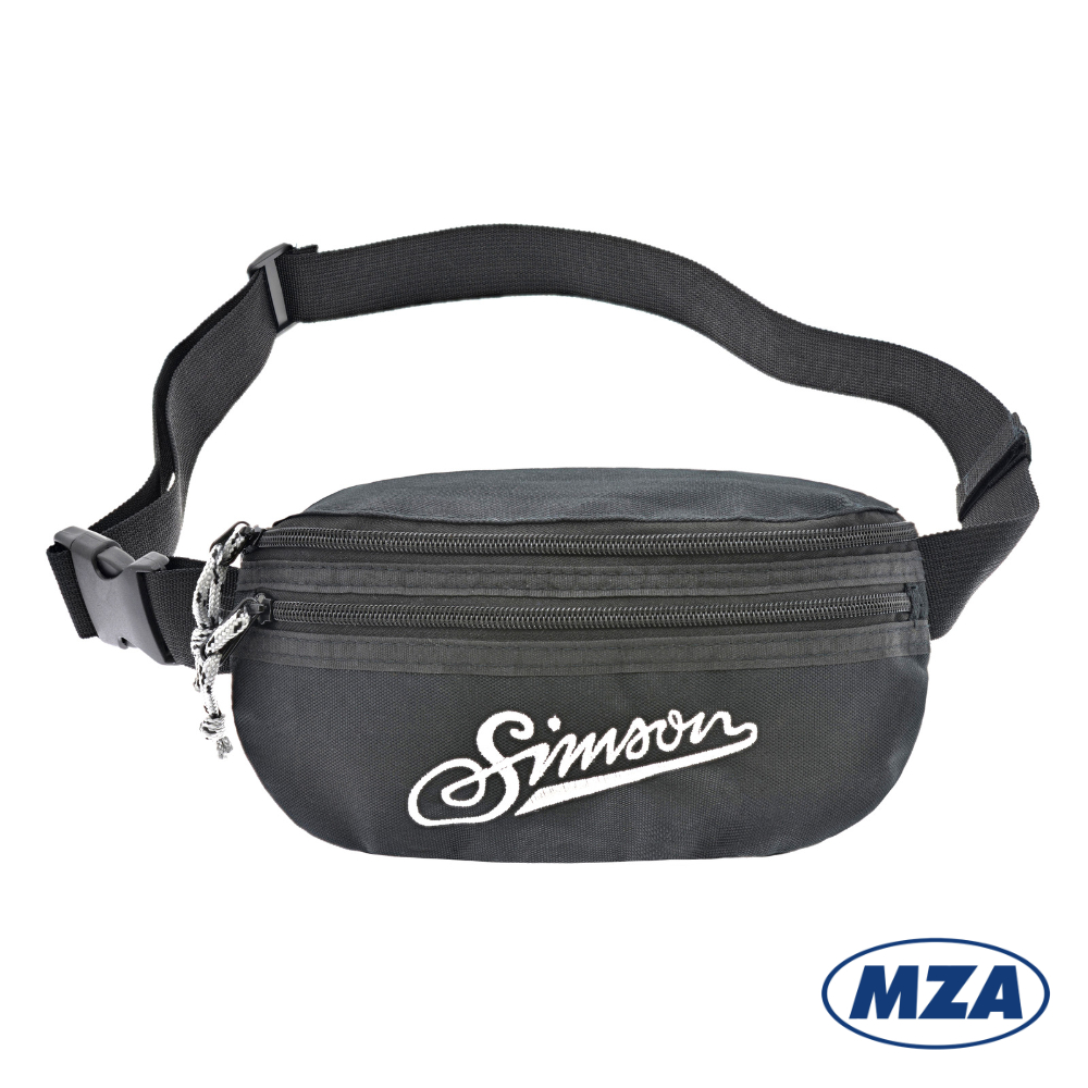 Fanny pack with Simson inscription, black (MZA) - Simson