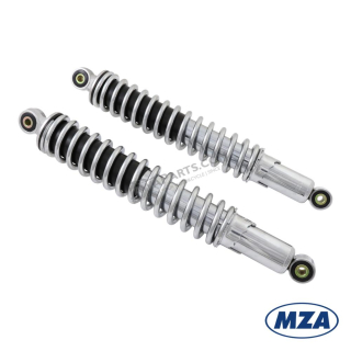 Shock absorbers, rear (set 2pcs) CHROME (MZA) - Simson S51, S70