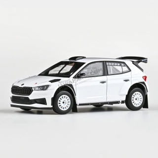 Škoda Fabia IV RS Rally2 (2022), gravel wheels (1:43) - white