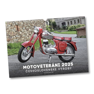 Calendar Czechoslovakian motorcycles 2025