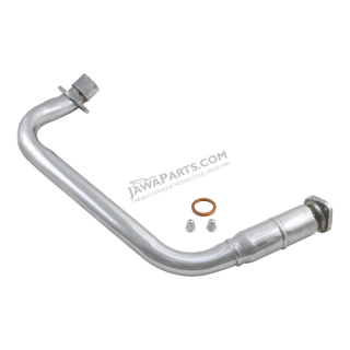 Exhaust elbow, LEFT (JAWA) - JAWA 350 OHC