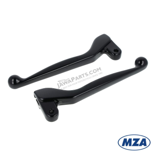 Levers of handlebar (L+R), REINFORCED ALUMINUM (MZA) - Simson