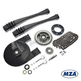 Chain set 34z./15z. (MZA) - Simson S51, S53, S70, S83