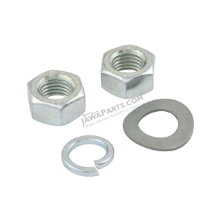 Swingarm nuts and washers, set (4pcs) - Simson